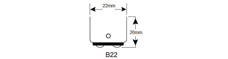 B22 base cap