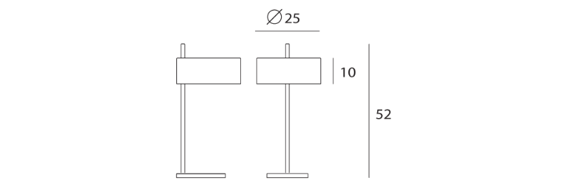 Lalu Table Lamp Dimensions